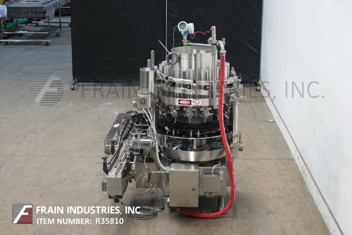 Elmar #RPE-514I LH, automatic, 14 head rotary piston filler rated from 50-300 containers per minute, worm - Image 3