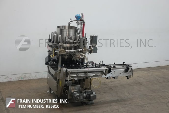 Elmar #RPE-514I LH, automatic, 14 head rotary piston filler rated from 50-300 containers per minute, worm - Image 5