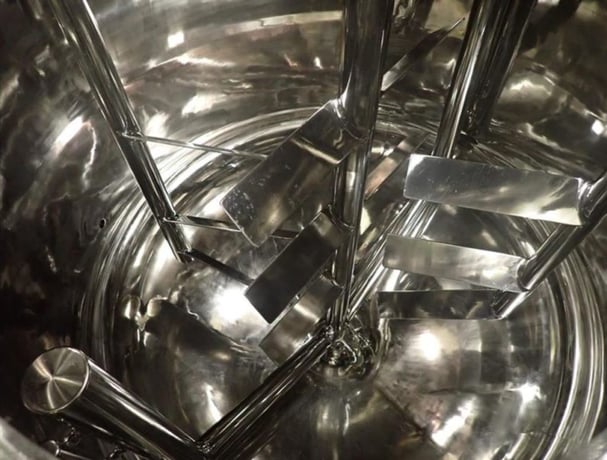 200 gallon Falco Stainless Steel Equipment #CRN-K5196-5, Stainless Steel jacketed process reactor tank, 55" - Image 2