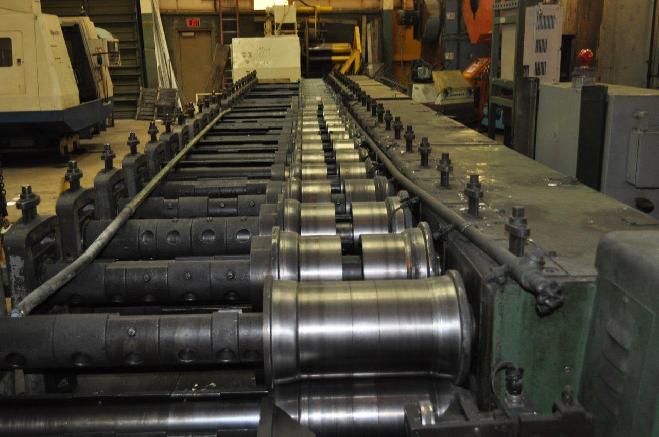 24 Stand, Tishken #24-HWS, 3" spindle diameter, 36" roll space, 40 HP, 14" horizontal centers, 1986 - Image 3