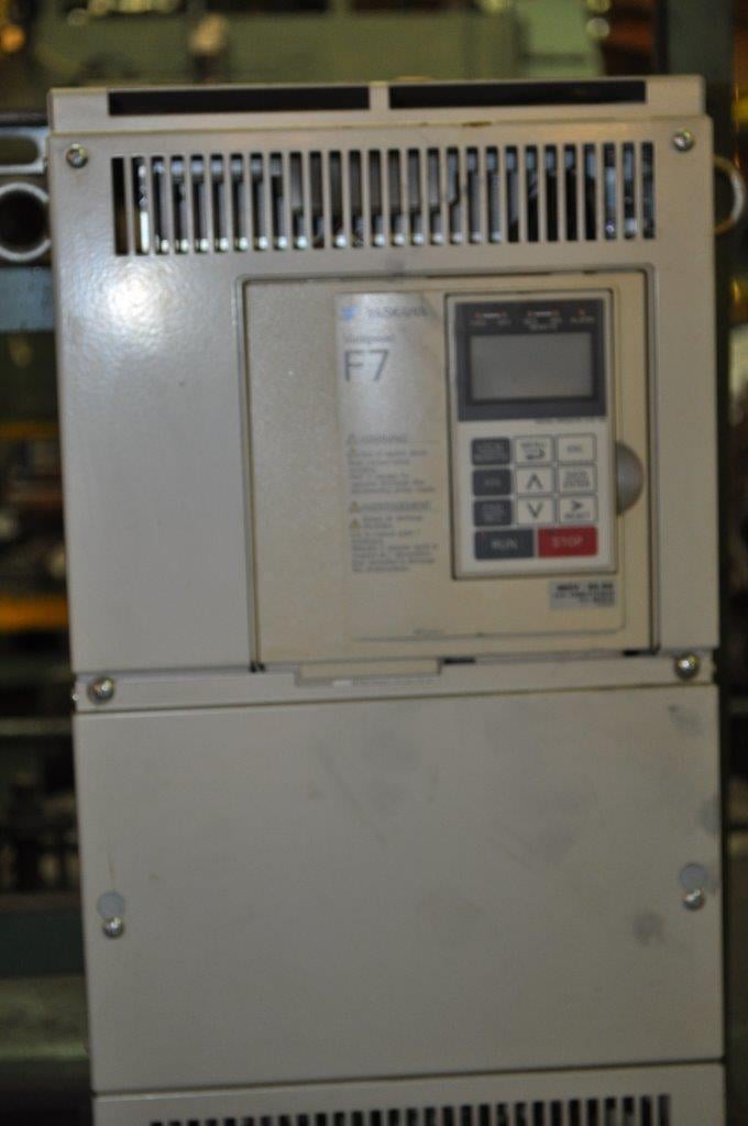 24 Stand, Tishken #24-HWS, 3" spindle diameter, 36" roll space, 40 HP, 14" horizontal centers, 1986 - Image 9