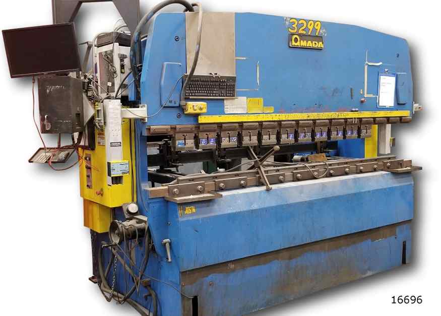 125 Ton, Amada #125, CNC hydraulic press brake, S/N 1251034 - Image 1