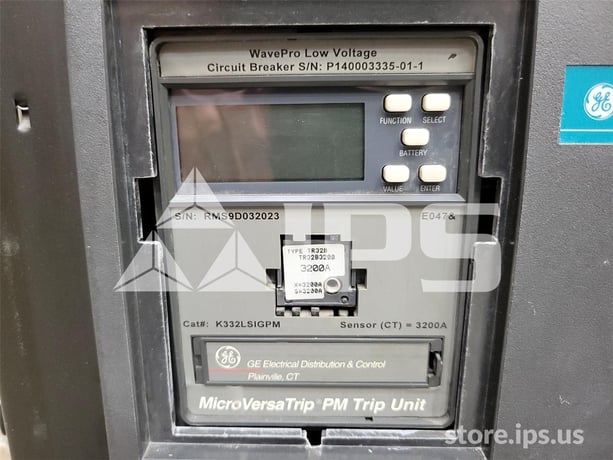3200 Amps GE Wps-32 Mo/do We1lcqsx1xaxxbx 120 Volts AC Shunt Trip, Mvt Pm Lsig, 3200 Amps Ct, 3200 Amps Rp - Image 4