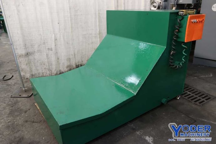 60" x 7" Cincinnati slitting line, 30000 lb., Control panel, pinch roll, slitter head, #69150 - Image 4