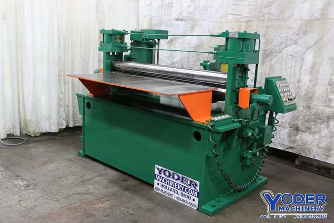 60" x 7" Cincinnati slitting line, 30000 lb., Control panel, pinch roll, slitter head, #69150 - Image 7