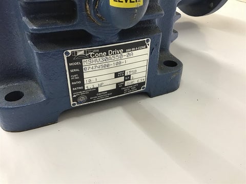 4.1 HP, Cone drive #MSHV30A550-0A, gear reducer, 10.00 :1 ratio - Image 2