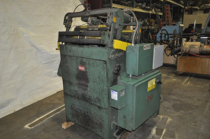 30" x .065" Rowe #B-30, 7-roll, entry & exit pinch roll w/ air lift, cascade rolls - Image 6