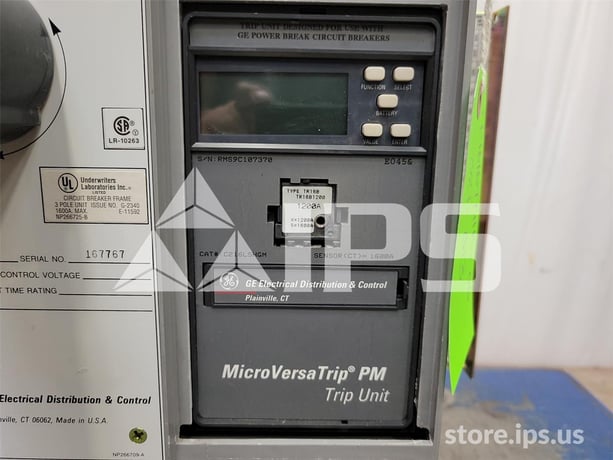 1600 Amps GE Tp Power Break Mo/bi (tp1616) Mvt Pm Lshg, 1600 Amps Ct, 1200 Amps Rp - Image 4
