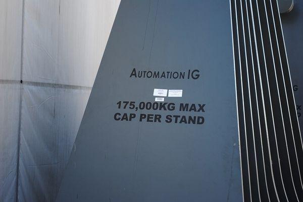 385 Ton, Steam turbine rotor stands, 143" floor to V, 155" OAH, 385 ton combined capacity - Image 9
