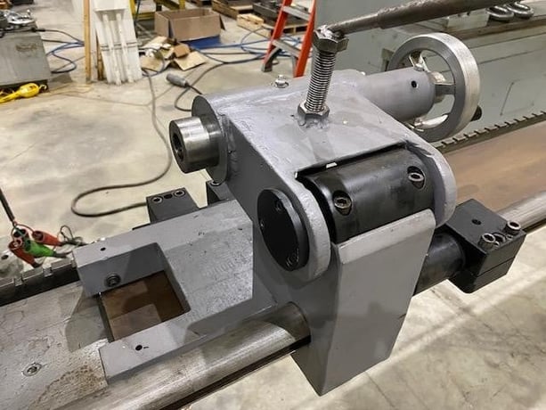 220 Ton, Eitel #RP-200, hydraulic straightening press, 10" stroke, 33" daylight, S/N 14195,1977 - Image 4