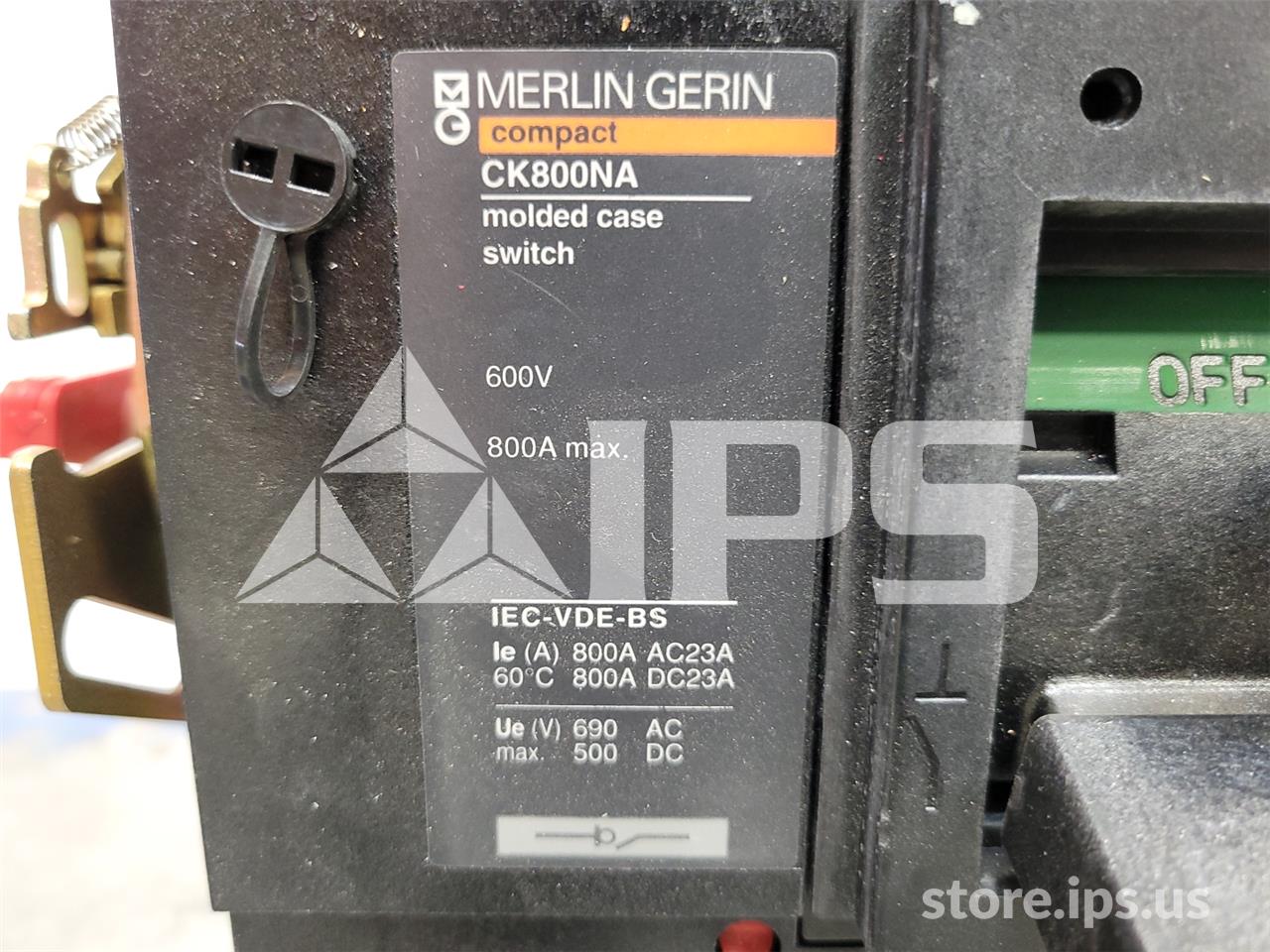 Square D Merlin Gerin Ck 800 Mccb With Standard Drawout Assembly - Image 5