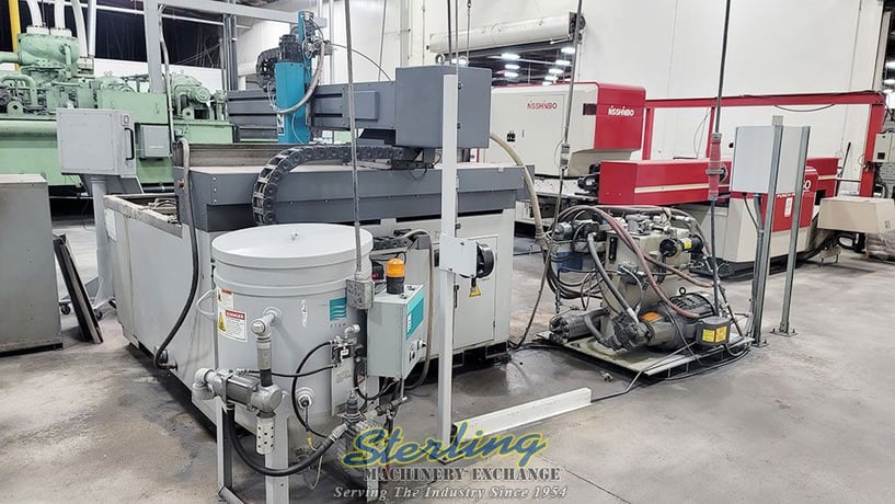 Flow #3M2-1313b, 60000 psi, 48" X, 48" Y, 7" Z, 30 HP, hopper, 2012, #A6749 - Image 2