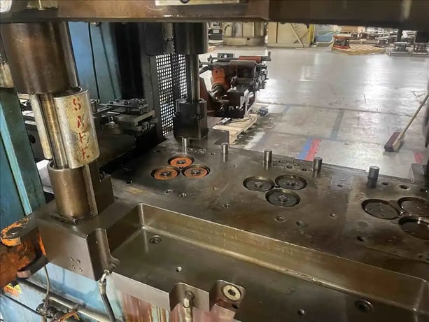 176 Ton, Lauffer #RPS160, hydraulic straight side press, 7.9" stroke, 19.7" daylight, S43011 - Image 5