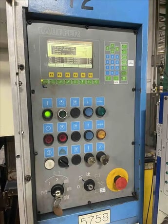 176 Ton, Lauffer #RPS160, hydraulic straight side press, 7.9" stroke, 19.7" daylight, S43011 - Image 7