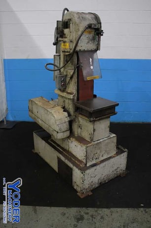 8" H.k. Porter #BG8, cable belt grinder, 107" length, 28" x13" table, 7-1/2 HP, #74615 - Image 2