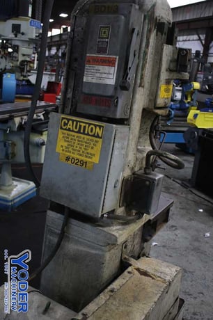 8" H.k. Porter #BG8, cable belt grinder, 107" length, 28" x13" table, 7-1/2 HP, #74615 - Image 7