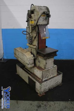 8" H.k. Porter #BG8, cable belt grinder, 107" length, 28" x13" table, 7-1/2 HP, #74615 - Image 9