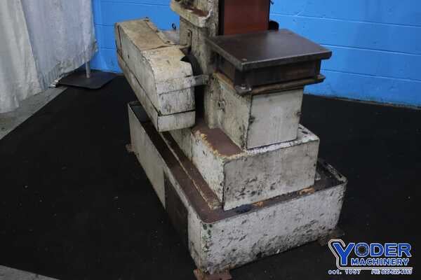 8" H.k. Porter #BG8, cable belt grinder, 107" length, 28" x13" table, 7-1/2 HP, #74615 - Image 10