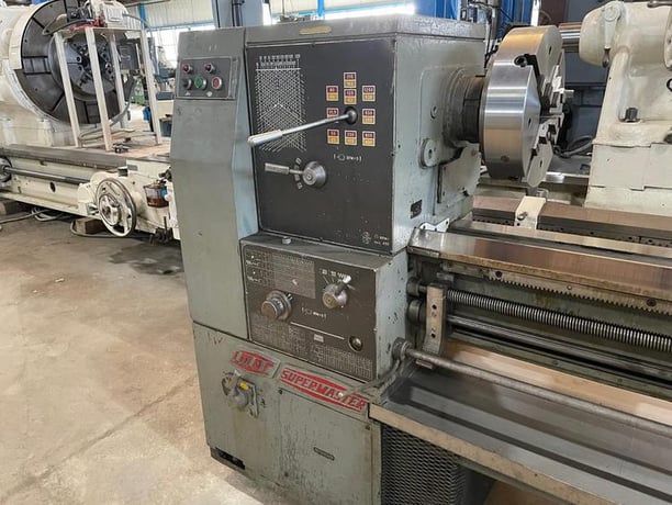27" x 160" Romi #Supermaster, engine lathe, 17" swing over cross slide, inch/metric, 4-jaw 15.75" chuck, 1975 - Image 2