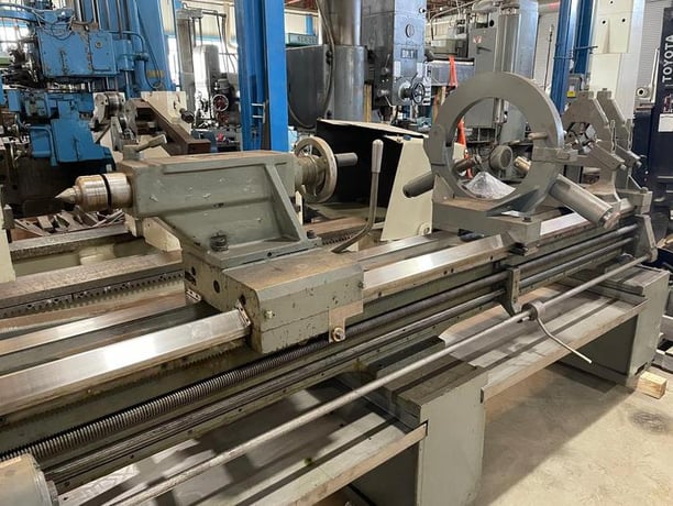 27" x 160" Romi #Supermaster, engine lathe, 17" swing over cross slide, inch/metric, 4-jaw 15.75" chuck, 1975 - Image 5