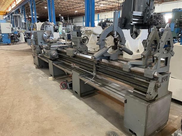 27" x 160" Romi #Supermaster, engine lathe, 17" swing over cross slide, inch/metric, 4-jaw 15.75" chuck, 1975 - Image 8