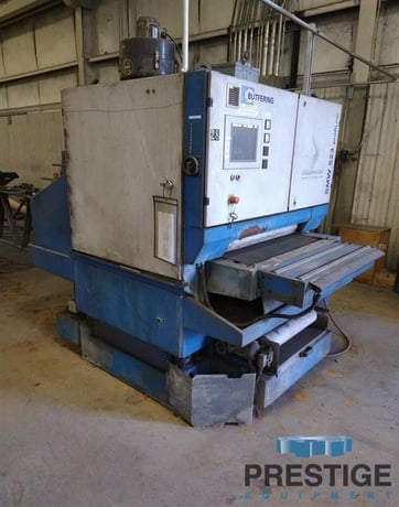 37" Steelmaster Profiline #SMW523, abrasive head, 7-brush heads, PLC control, rebuilt, 2009, #31776 - Image 3