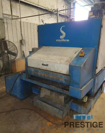 37" Steelmaster Profiline #SMW523, abrasive head, 7-brush heads, PLC control, rebuilt, 2009, #31776 - Image 6