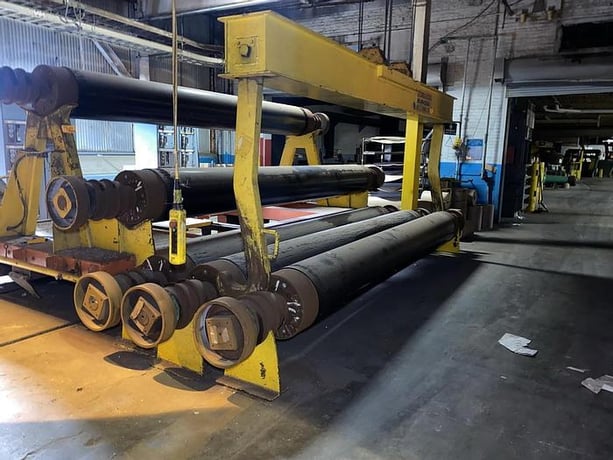 20 Ton, Zenar, roll lift overhead crane with spreader bar - Image 3