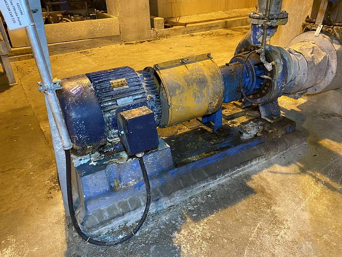 Goulds #3196, 6x8x13 pump with 25 HP 460 V. motor - Image 2