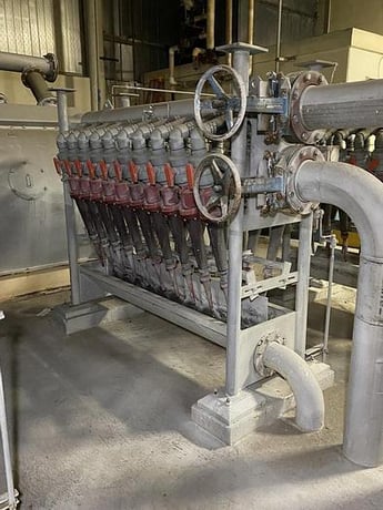 Beloit #PB-20, Posiflow 20 cyclone centrifugal stock cleaners - Image 1