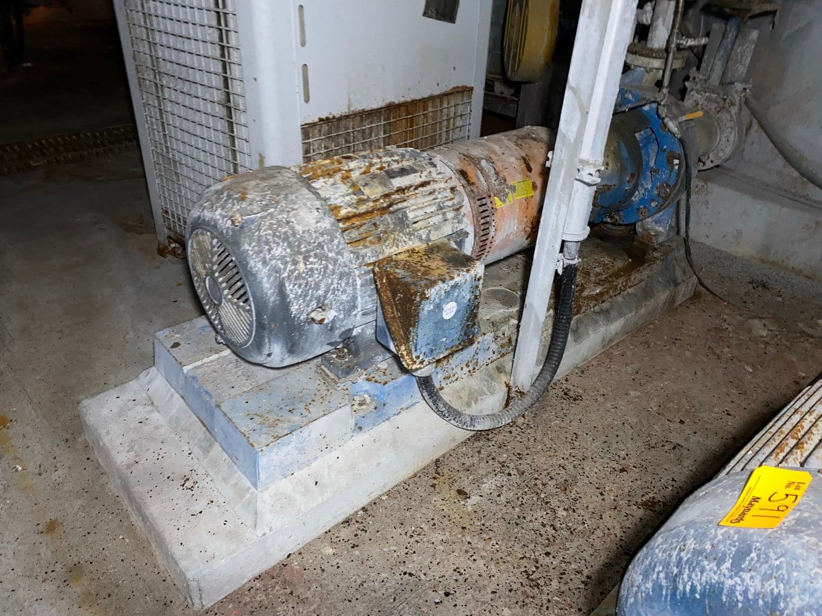 Goulds #3175S, centrifugal pump, 4x6-18, 100 HP motor - Image 1