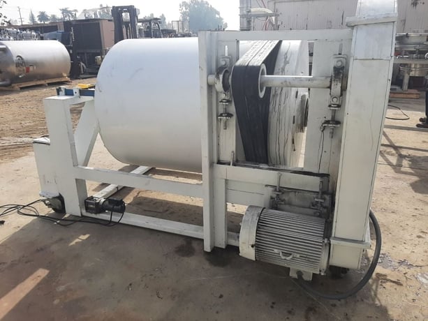3'5" x 53" Ceramic lined pebble mill, 52 gallon porcelain lined, 20 HP, 230/460 V. - Image 2