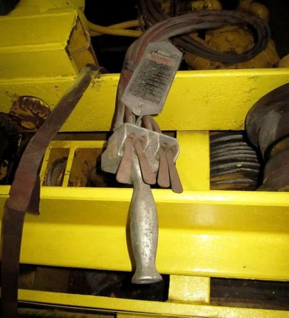 10 Ton, Detroit, pneumatic monorail hoist, serial #38104 - Image 2