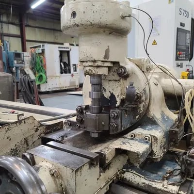 Lees-Bradner #SH-144, horizontal spline hobbing machine, 8" x144" cap., excellent, 1967 - Image 5