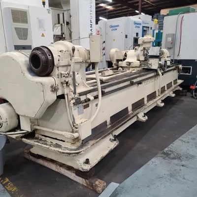 Lees-Bradner #SH-144, horizontal spline hobbing machine, 8" x144" cap., excellent, 1967 - Image 10