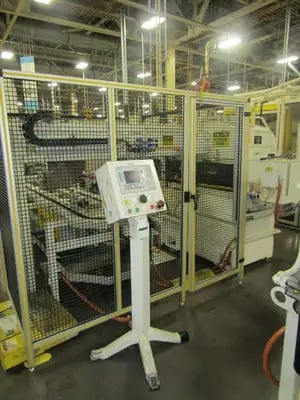 No. 330S Anderson Cook, 24" rack length, loading arm, Siemens PLC, excellent, remanufctured - Image 4