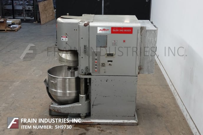 AMF Glen #74-36, dough mixer, with 4-wing beater agitation, 340 qt bowl, variable speed gearbox, timer dial - Image 3