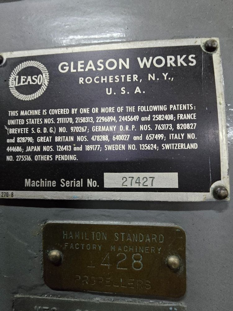 Gleason #23, segmental gear tester, 20" diameter, large spinbdle bore, high accuracy - Image 10
