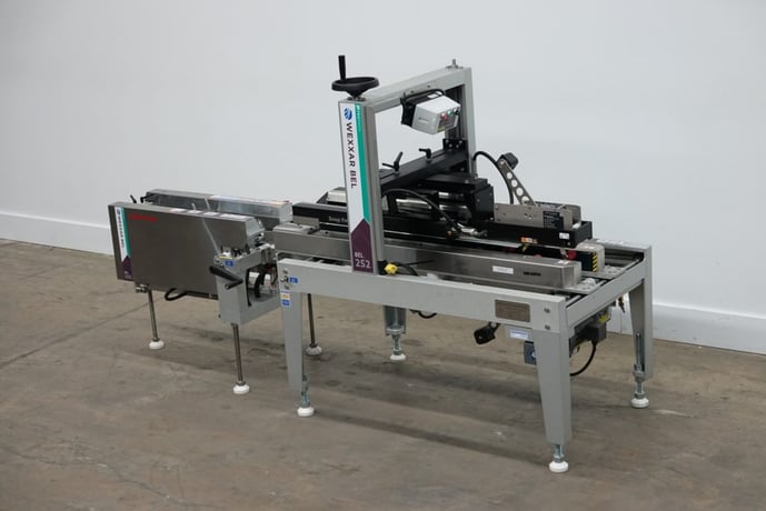 Wexxar / Belcor #505 / 252 uniform, semi automatic case erector / pack station with top and bottom case - Image 1