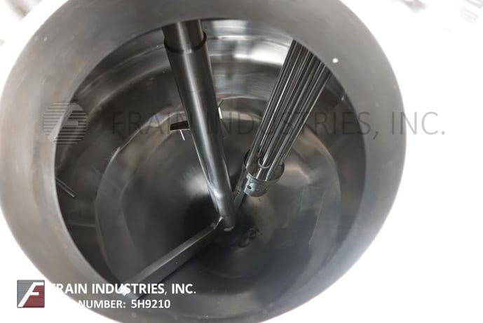 50 gallon Lee #50U75, 316 Stainless Steel jacketed and vacuum process tank, vessel dimensions: 30" diameter x - Image 2