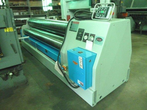 10' x 19/32" WDM #403-13-10, 4 roll drive, 13" roll diameter, 25 HP - Image 1