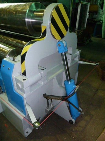 10' x 19/32" WDM #403-13-10, 4 roll drive, 13" roll diameter, 25 HP - Image 4