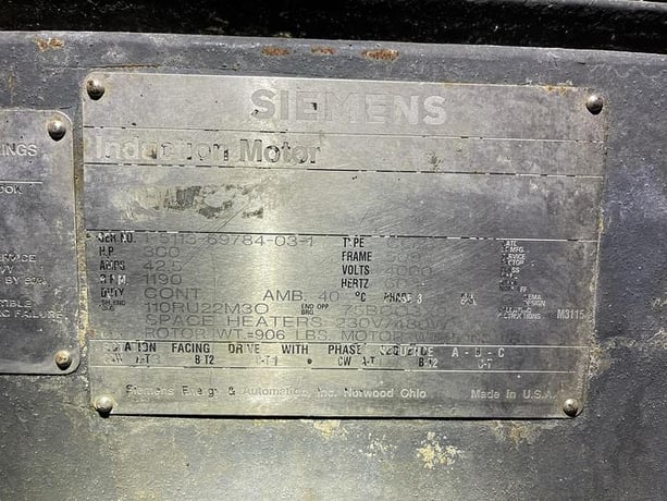 Goulds #3175, centrifugal pump, 14x14-22, 300 HP motor - Image 5
