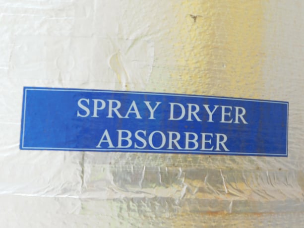 Stainless Steel spray dryer absorber, 95" cone side, 63" straight side, 126" legs, 8-1/2" discharge - Image 5