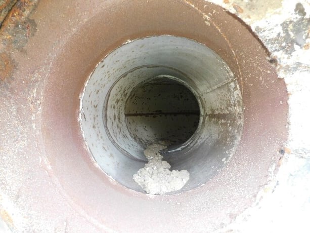 Stainless Steel spray dryer absorber, 95" cone side, 63" straight side, 126" legs, 8-1/2" discharge - Image 10
