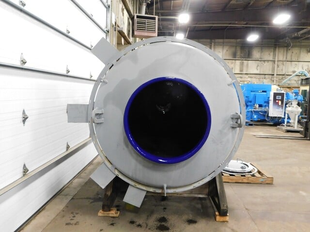 1500 gallon DeDietrich, glass lined reactor, 3008 glass, 75 FV psi, 62" ID, 108" straight wall, refurbished - Image 5