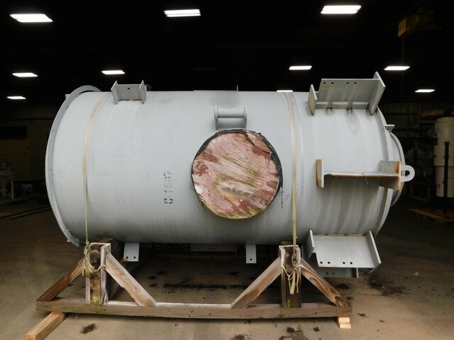 1500 gallon DeDietrich, glass lined reactor, 3008 glass, 75 FV psi, 62" ID, 108" straight wall, refurbished - Image 9