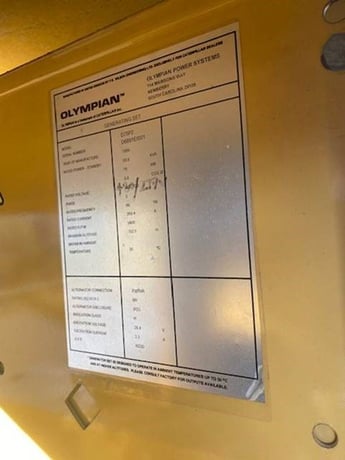 75 KW Caterpillar #D75, diesel generator set, 67 hours, EPA Tier 1, 2002, S/N EE19440 - Image 1