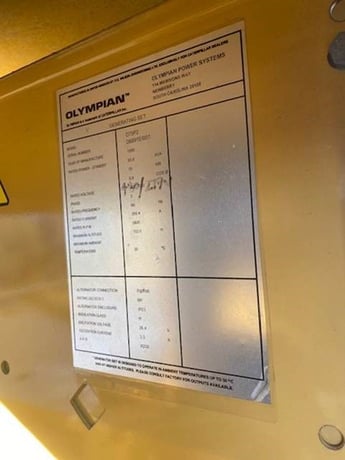 75 KW Caterpillar #D75, diesel generator set, 67 hours, EPA Tier 1, 2002, S/N EE19440 - Image 2