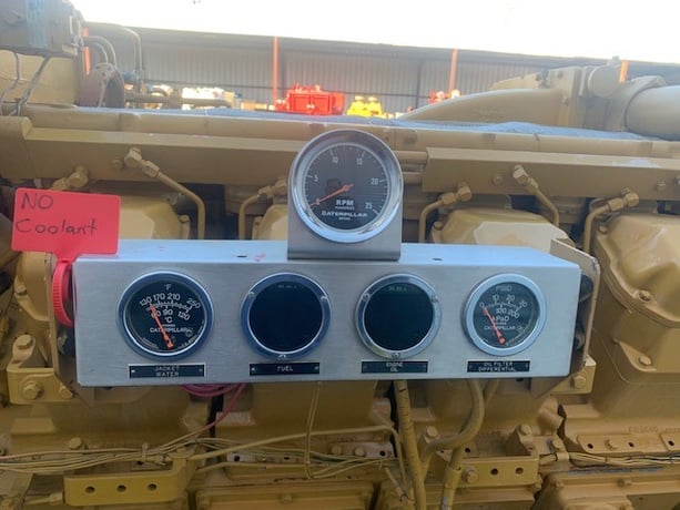 1000 KW Caterpillar #3512, diesel engine, 1113 hours, 1982, S/N 24Z00548 - Image 3